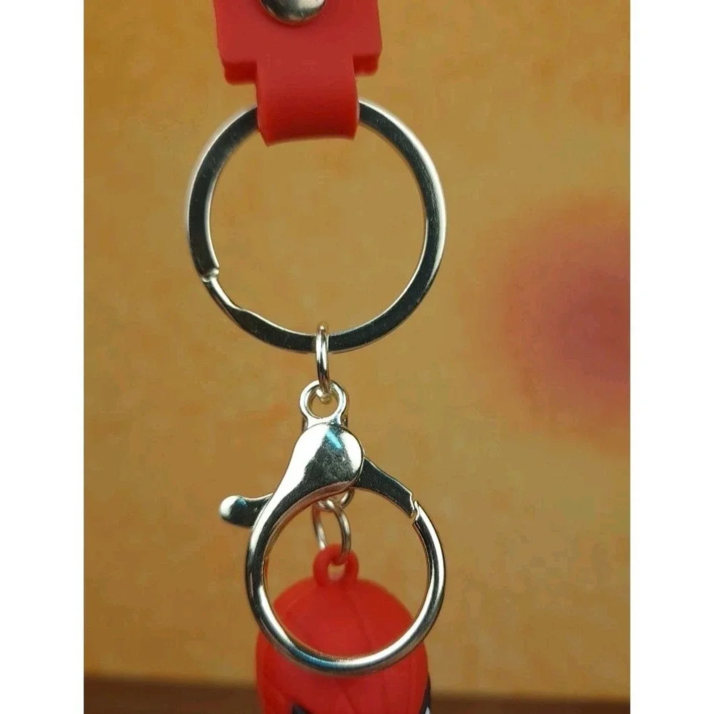 Avengers Marvel Spiderman 3D PVC Keychain Backpack Clip New 8